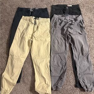 American Eagle / Aeropostale / Levi’s  Black, Gray, Khaki Joggers